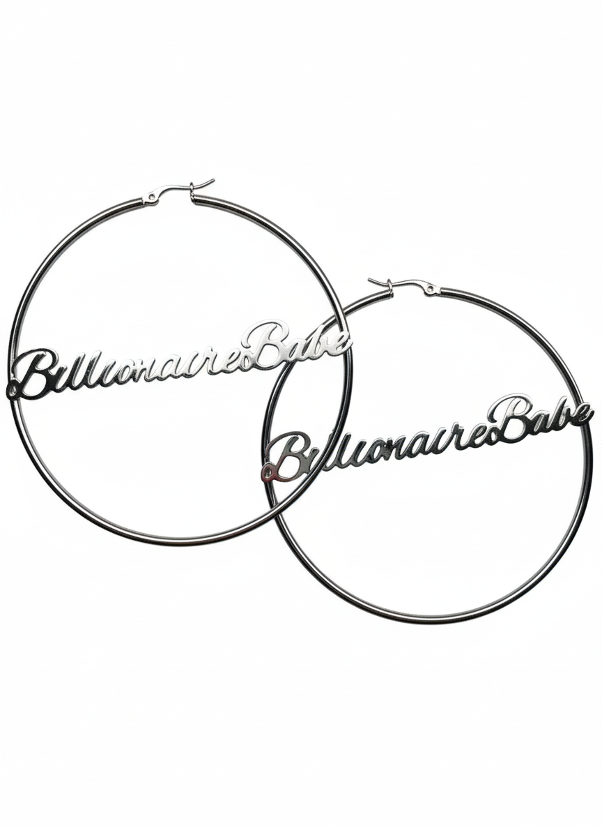 Billionaire Babe Signature Hoops!
