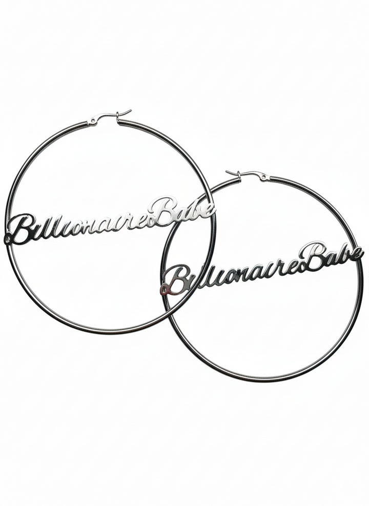 Billionaire Babe Signature Hoops!